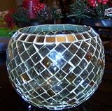 Glass Candle Holder