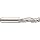 Niagara Cutter C330 Carbide Square Nose End Mills, Inch, Uncoated (Bright) Finish, Roughing and Finishing Cut, 30 Degree Helix, For Use With All Materials