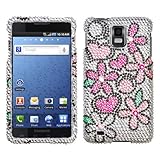Rhinestones Protector Case for Samsung Infuse 4G i997, Fantastic Flowers Fu ....