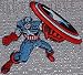 Search : CAPTAIN AMERICA Marvel Comics Fighting Figure PATCH