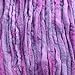 Wool Roving Craft Fiber. Hand Dyed Soft BFL Wool Top. Pre-drafted for easy Hand Spinning, Needle Felting, Wet Felting, Weaving, Embellishments and Felted Soap. 1 Ounce, Purple Orchid