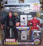 618lBcop41L. SL160  Marvel Legends Face Off Twin Packs Variant Kingpin vs. Daredevil Action Figure Set