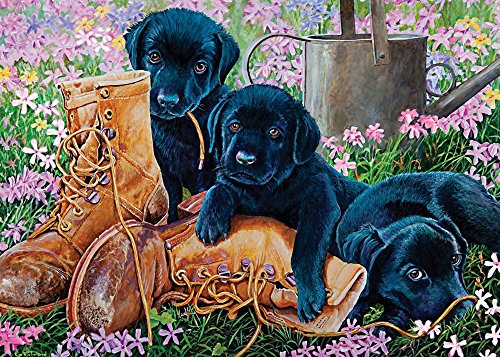 Black Lab Puppies, A 35-Piece Tray Puzzle