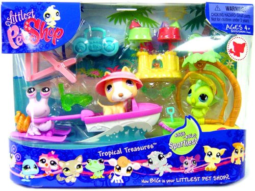 Littlest Pet Shop Themed G3 Playpack - TROPICAL TREASURE