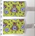 Set of 2 Oversize Luggage Tags Kitty Cat No Fishing