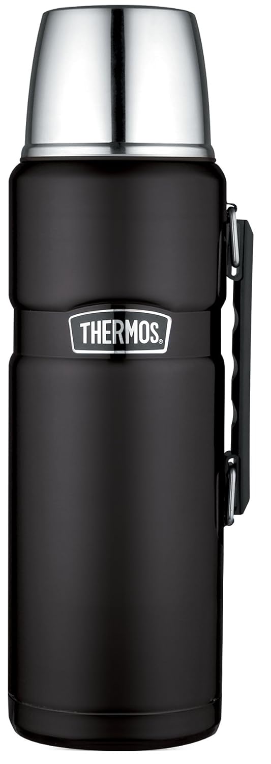 Thermos Stainless King 2Liter Vacuum Insulated Beverage Bottle, Matte