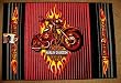 Harley Davidson Motorcycle Biker Area Rug Indoor Outdoor