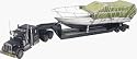 Corgi Kenworth W925 with Lowboy and Boat Load