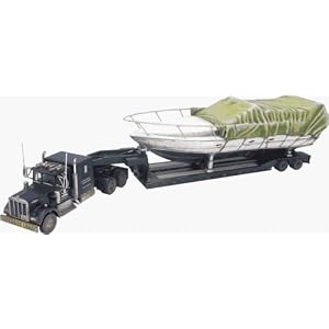 Corgi Kenworth W925 with Lowboy and Boat Load by