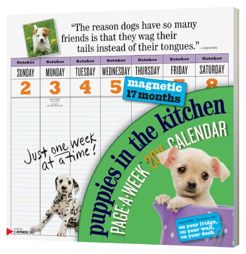 Puppies in the Kitchen Calendar 2011