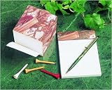New! Golf Motif Note Cube