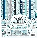 Echo Park Paper Company Hello Winter Collection Kit, 12 x 12"