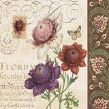Floral Collage I by Paula Scaletta poster print,12 in. x 12 in.