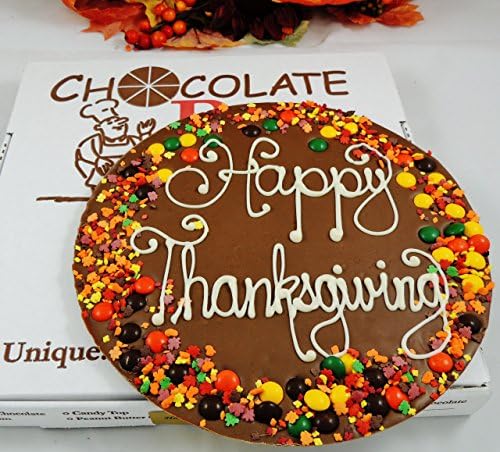 Chocolate Pizza - Happy Thanksgiving (14 oz, 10")