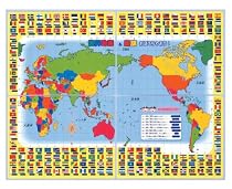 おふろシール 世界地図&国旗おぼえちゃおう！
