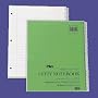 Notebook, Lefty Kraft, 1 Subject, College Ruled, 11"x9", 80 Sheet (TOP65128)