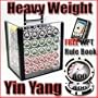 1,000 Ct Yin Yang 13.5 Gram Clay Poker Chip Set w/ Acrylic Case & Chip Trays & Free WPT Book
