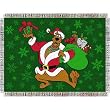 Scooby Doo Santa Triple Woven Jacquard Throw (48x60")"