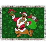 Entertainment Tapestry Holiday Throw Blanket - Scooby Doo Santa