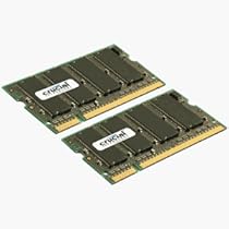 2GB kit (1GBx2) Upgrade for a Apple MacBook Pro 2.0GHz Intel Core Duo (15.4-inch) System (DDR2 PC2-5300, NON-ECC, )