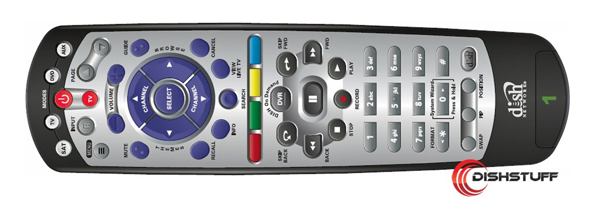 Amazon.com: Dish Network 20.0 IR TV1 DVR Learning Remote Control ...