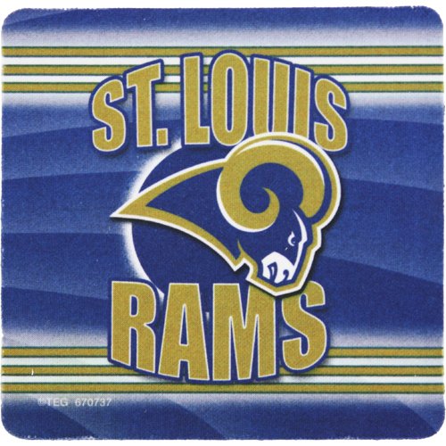 St. Louis Rams End Zone Four Piece Foam Coaster Set