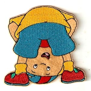 gination' bald head Cartoon Boy Upside Down