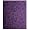 Ladies 100% Viscose Lightweight Summer Scarf - Purple | Black Image #2
