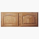 Sunnywood Prod. ARW3315 Double Door Oak Wall Bridge Cabinet