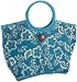 Cappelli Hibiscus Straw Beach Tote