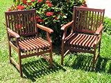 Set of 2 Eco Friendly Patio Dining Chairs