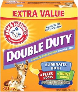 Arm & Hammer Double Duty Advanced Odor Control Clumping Cat Litter
