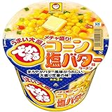 マルちゃん でかまる メチャ盛り! コーン塩バター味ラーメン 113g×12個 マルちゃん でかまる メチャ盛り! コーン塩バター味ラーメン 113g×12個