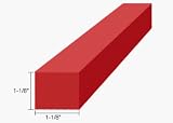 CRL 1-1/8 x 1-1/8 x 4 Silicone Rubber Setting Blocks - 100 Pack