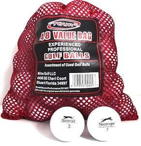 Slazenger 48 Recycled Golf Balls in Mesh Bag