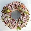 Succulent Round Living Wreath - 11" diameter base