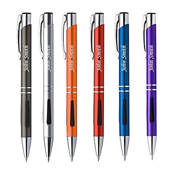 Slogan Regali Di Natale.Regali Personalizzati Penna A Sfera Incisa Al Laser Gratuita Con Il Tuo Nome Slogan O Logo Ideal Compleanno Anniversario Di Matrimonio Regalo It Trendy Nero Regali Per Natale