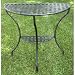 Iron Patio Two Tier Half Moon Table