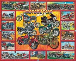 White Mountain Puzzles Motorcycle Madness
