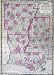 Johnson 1862 Antique Map of Arkansas, Mississippi, and Louisiana