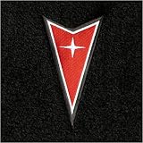 Black Carpet Two Front Mats 1964-1967 Pontiac Tempest Custom-made Logo Floor ...