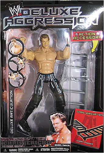 618snvMvcIL WWE Wrestling DELUXE Aggression Series 15 Action Figure Chris Jericho with Short Ladder