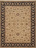Jaipur Rugs Atlantis Kerala Beige/Ebony 10' Round Area Rug