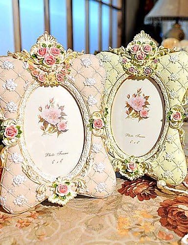 ben 6" 7" Modern European Style Pearl Polyresin Picture Frame , 4"¡Á6"-green , 4"¡Á6"-green