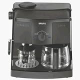 Krups XP1500 Coffee and Espresso Combination Machine, Black