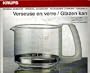 KRUPS GLASKRUP / GLASS CARAFE (4-CUP)(WHITE)