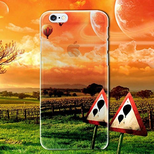 Iphone Case, Iphone 6 Plus Case - NextMall Fashion Beautiful Natural Scenery Perspective Design Premium PC Back Clear Cover for Iphone 6 Plud (5.5")(Hot Air Balloon)
