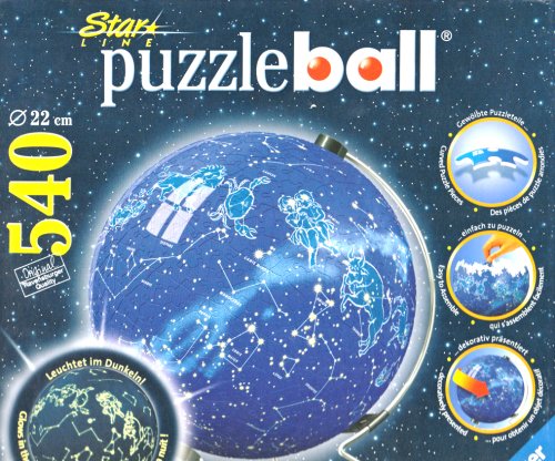 Childrens Toyshop  Spielwaren : puzzleball. Globus Starline Sternenhimmel (inkl. Drehfuss)