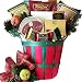 Gourmet Greetings Holiday Christmas Gift Basket with Smoked Salmon