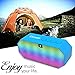 Ecandy Mini Portable Wireless Bluetooth Speaker with LED, Built in Microphone, Support Micro SD Card Playing ,FM Radio ,Hands free Speakerphone for Iphone, Ipod , Ipad Mini, Ipad Air 4/3/2, Itouch, Blackberry, Nexus,Samsung, Smart Phones,Mp3 Players,Computers Laptop or Desktop,Blue